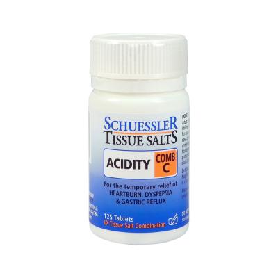 Martin & Pleasance Schuessler Tissue Salts Comb C (Acidity) 125t